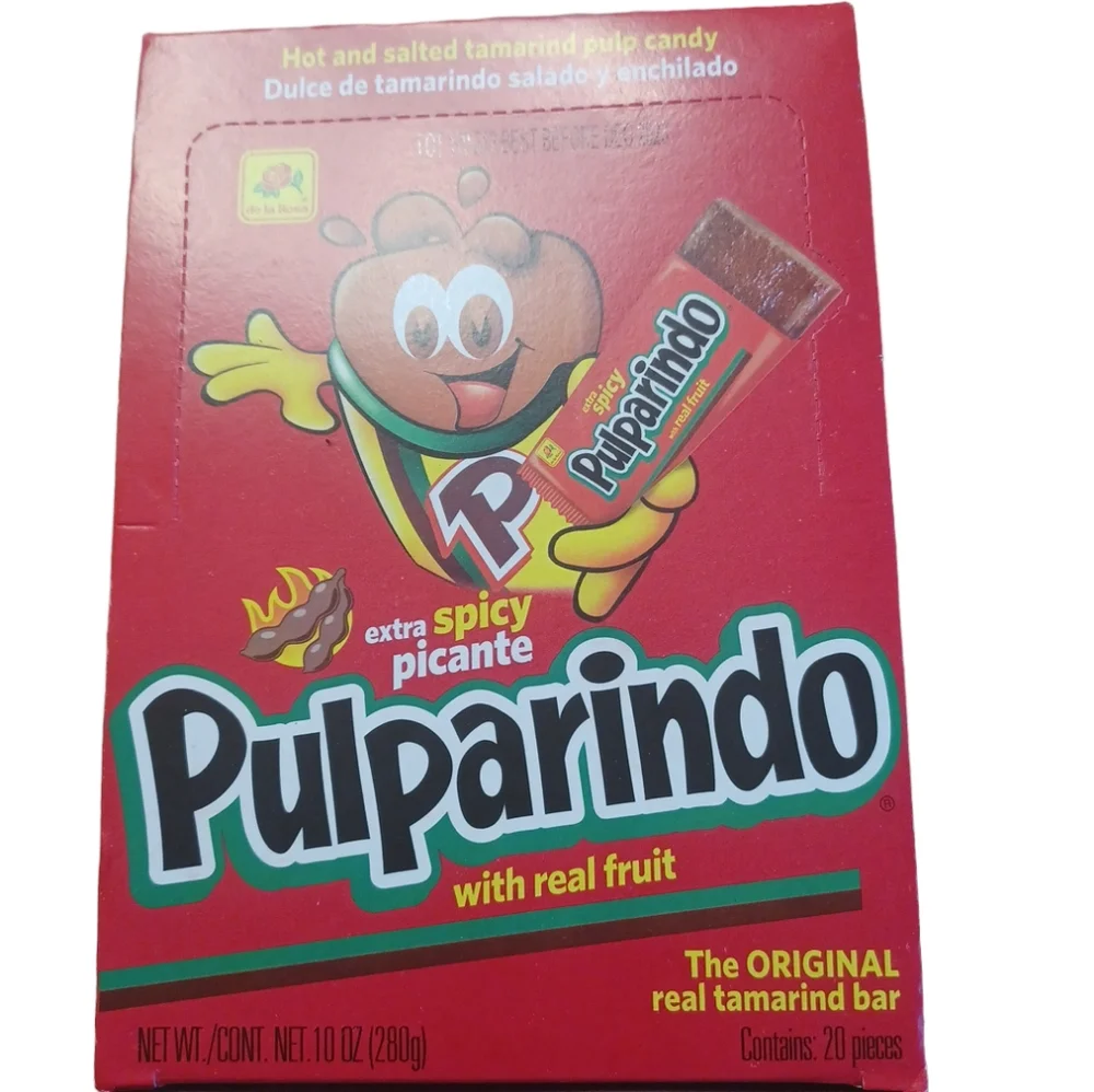 MEXICANA CANDY PULPARINDO EXTRA SPICY WITH REAL FRUIT THE ORIGINAL REAL TAMARIN